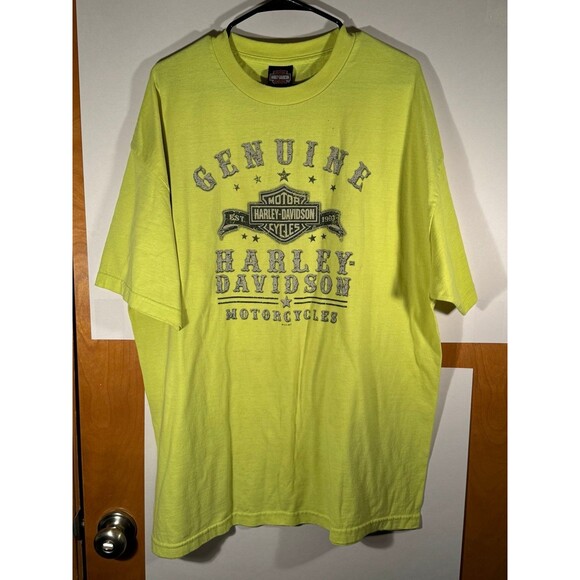Harley Davidson Motorcycles Mann’s Columbus Indiana 40th‎ Shirt XXL - Picture 1 of 10